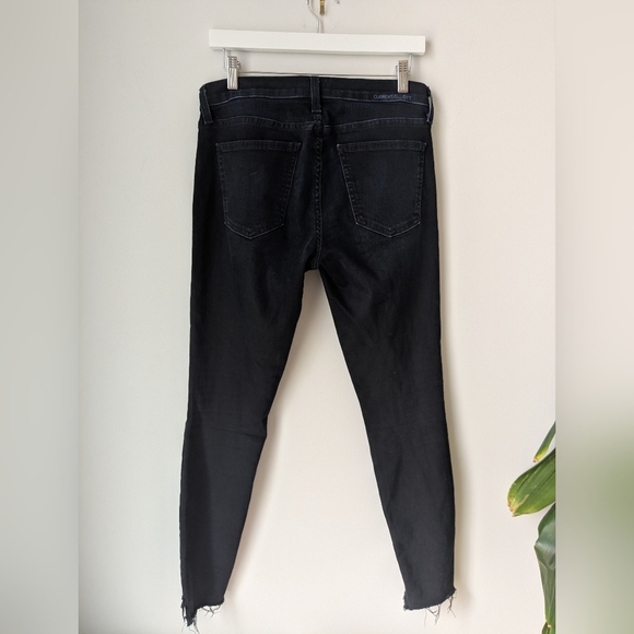 Current/Elliott Jeans High waist Stiletto Blueridge w/uneven cut hem - size 28 - Picture 4 of 6